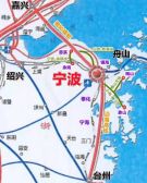 宁波市铁路网示意图